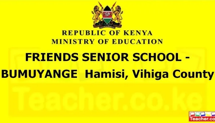 Friends Senior School - Bumuyange - Vihiga