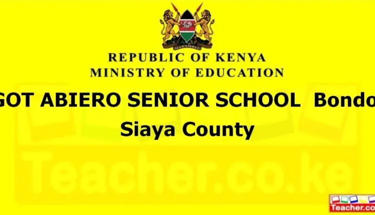 Got Abiero Senior School - Siaya
