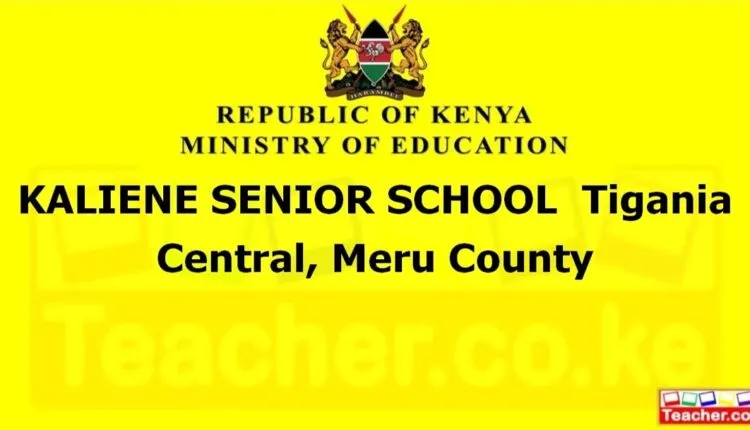 Kaliene Senior School - Meru