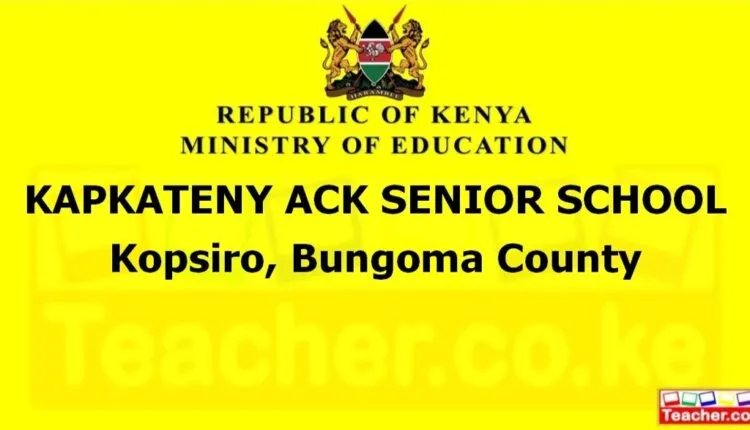 Kapkateny Ack Senior School - Bungoma
