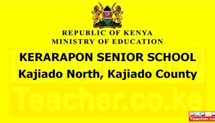 Kerarapon Senior School - Kajiado