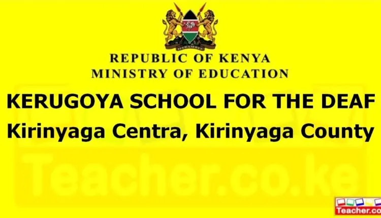 Kerugoya School For The Deaf - Kirinyaga
