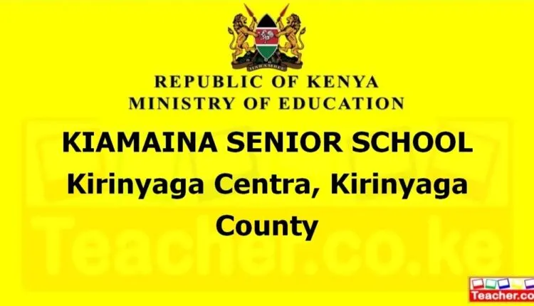 Kiamaina Senior School - Kirinyaga
