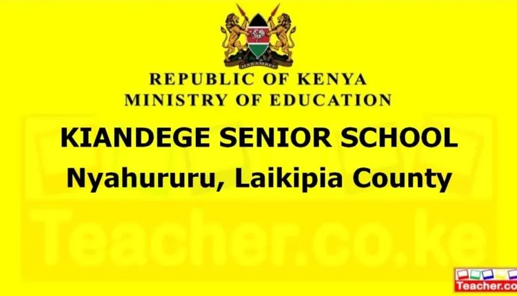 Kiandege Senior School - Laikipia