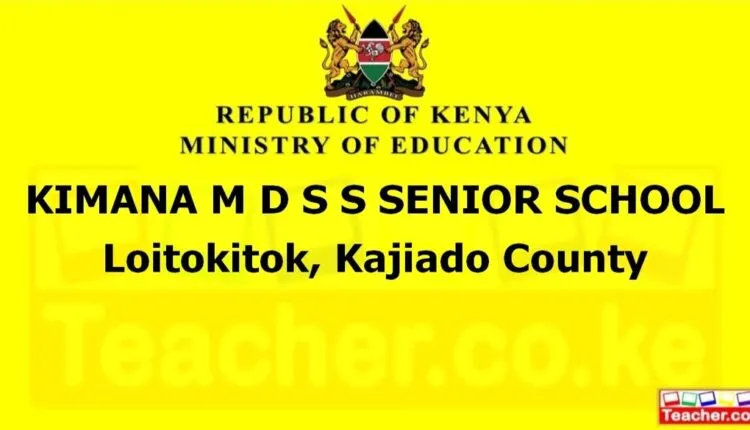 Kimana M D S S Senior School - Kajiado