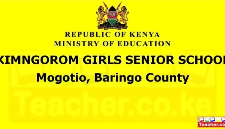 Kimngorom Girls Senior School - Baringo