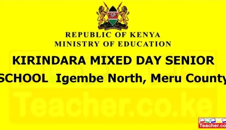 Kirindara Mixed Day Senior School - Meru