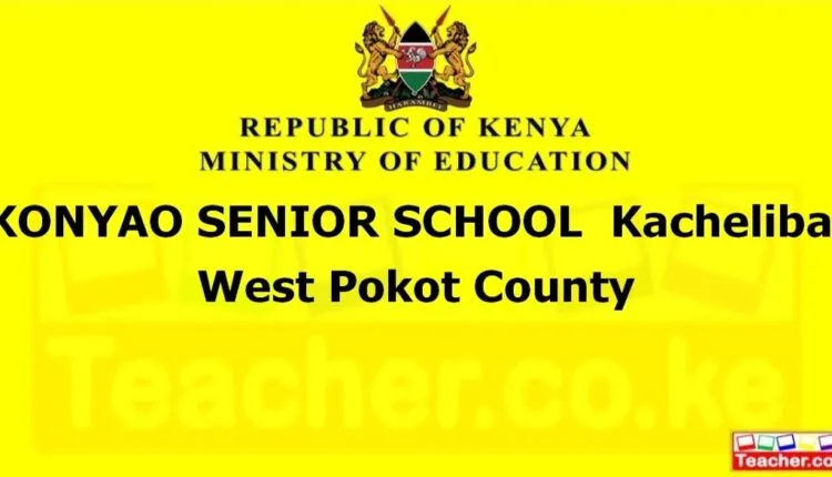 Konyao Senior School - West Pokot