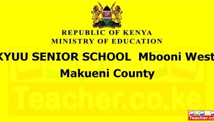 Kyuu Senior School - Makueni