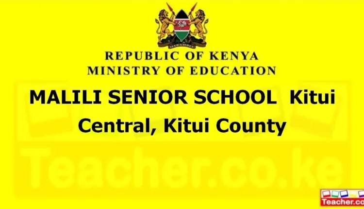Malili Senior School - Kitui