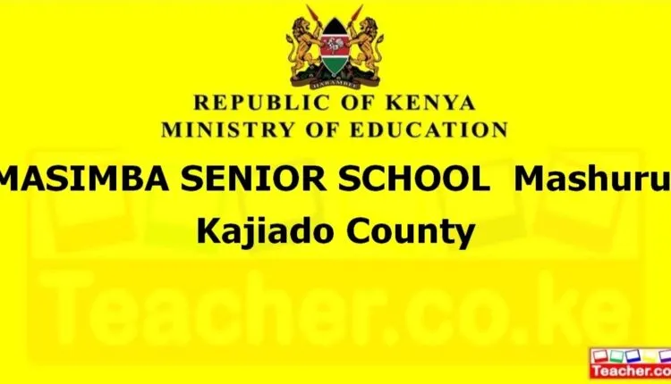 Masimba Senior School - Kajiado