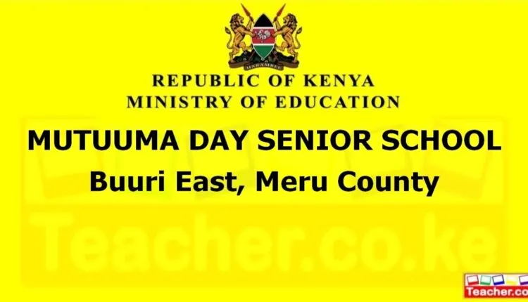 Mutuuma Day Senior School - Meru