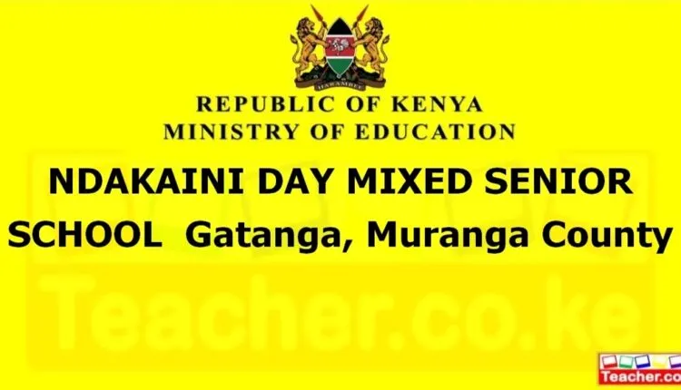 Ndakaini Day Mixed Senior School - Muranga