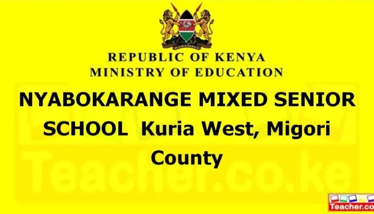 Nyabokarange Mixed Senior School - Migori