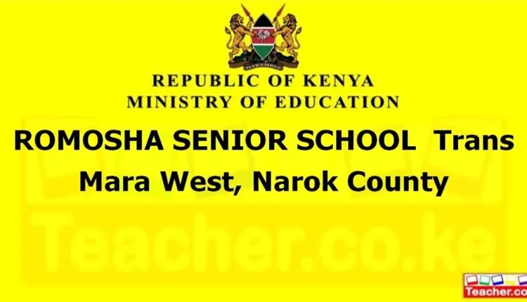 Romosha Senior School - Narok