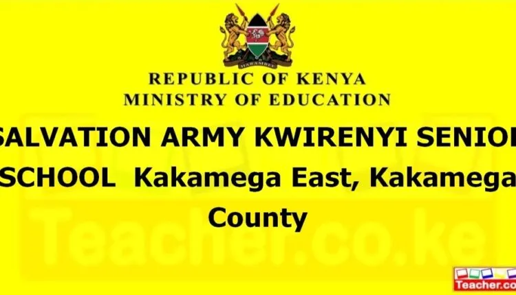 Salvation Army Kwirenyi Senior School - Kakamega