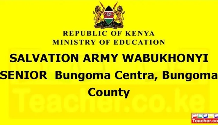 Salvation Army Wabukhonyi Senior - Bungoma