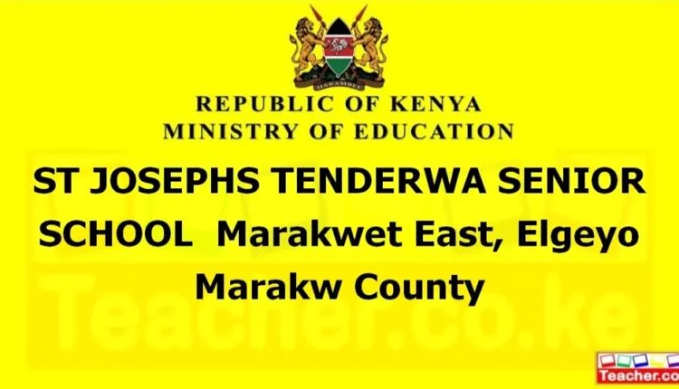 St Josephs Tenderwa Senior School - Elgeyo Marakw