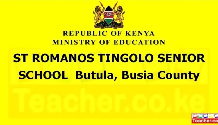 St Romanos Tingolo Senior School - Busia
