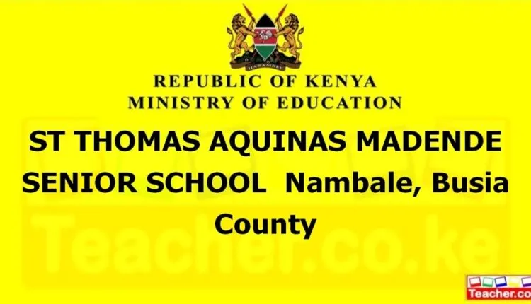 St Thomas Aquinas Madende Senior School - Busia