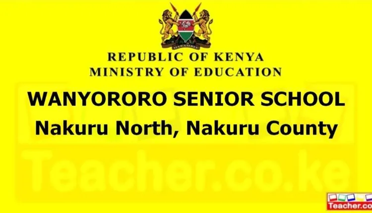 Wanyororo Senior School - Nakuru