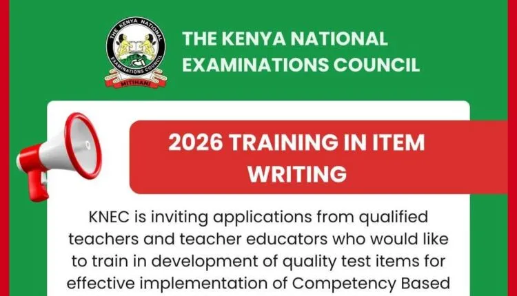 Knec 2026 Trainers