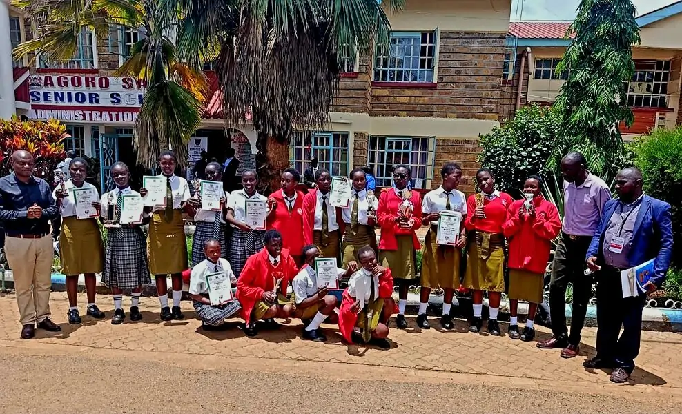 Kisii County students who helped the region secure top position at Nyanza KSEF 2026...