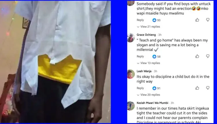 Teacher Tears Student's Shirt Over Dress Code, Sparking Online Debate on Discipline