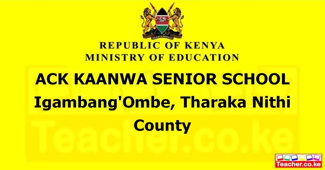 Ack Kaanwa Senior School campus photo