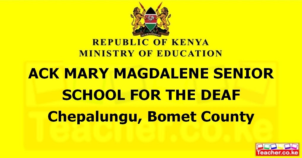 Ack Mary Magdalene Senior School For The Deaf campus photo