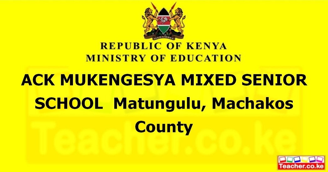 Ack Mukengesya Mixed Senior School campus photo