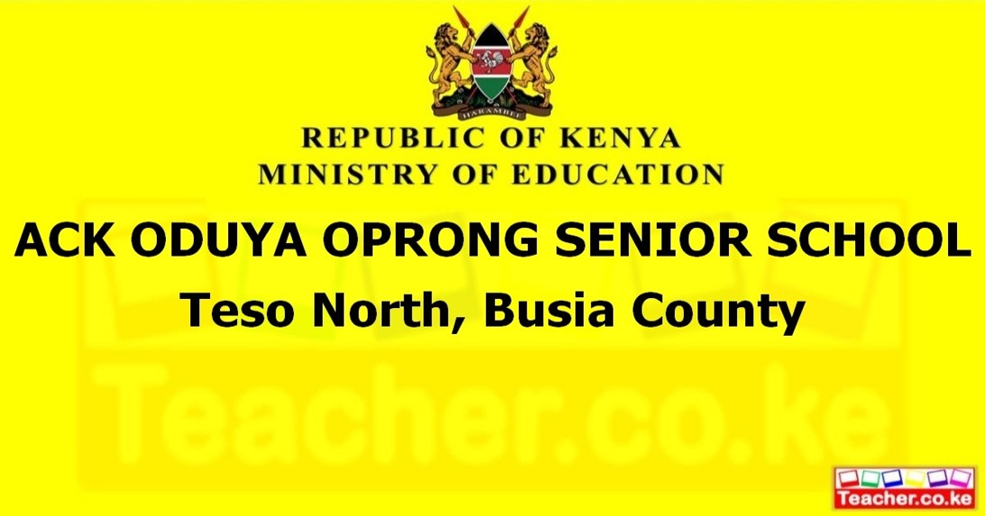 Ack Oduya Oprong Senior School campus photo