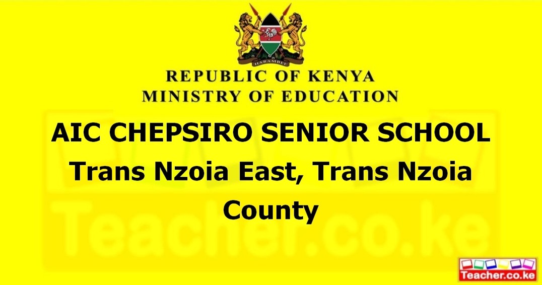 Aic Chepsiro Senior School campus photo