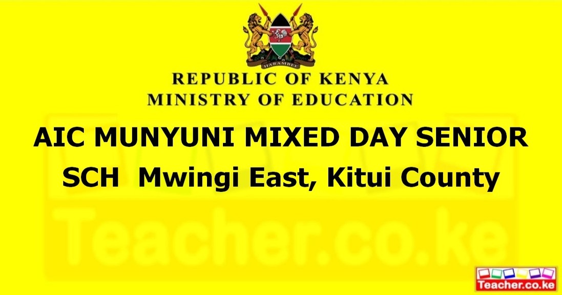 Aic Munyuni Mixed Day Senior Sch campus photo