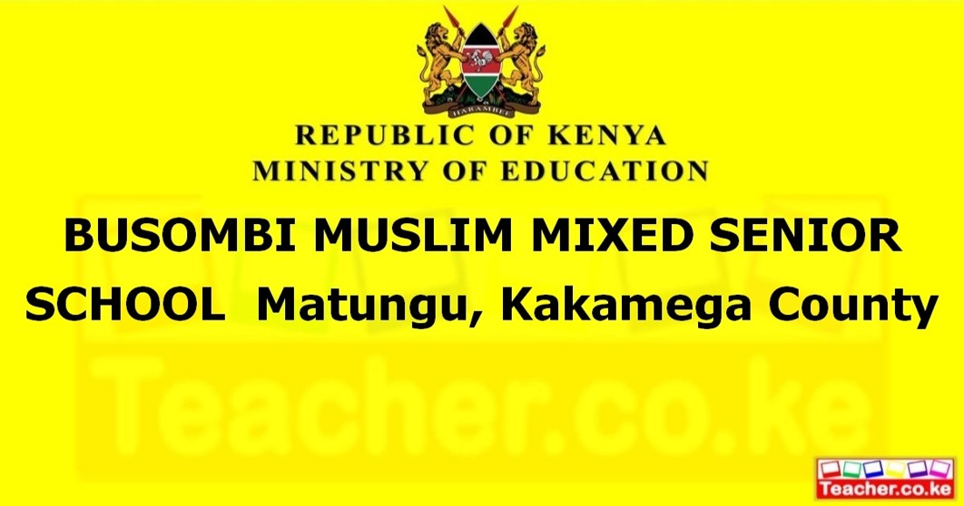 Busombi Muslim Mixed Senior School campus photo