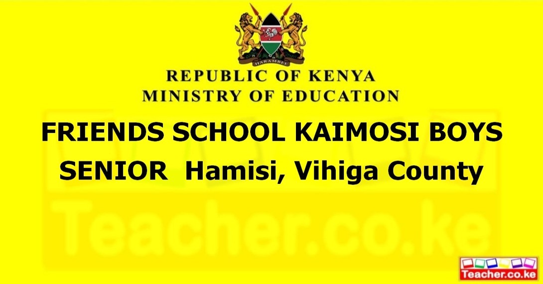 Friends School Kaimosi Boys Senior campus photo