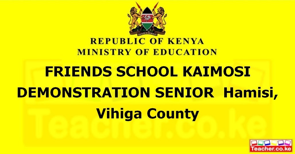 Friends School Kaimosi Demonstration Senior campus photo