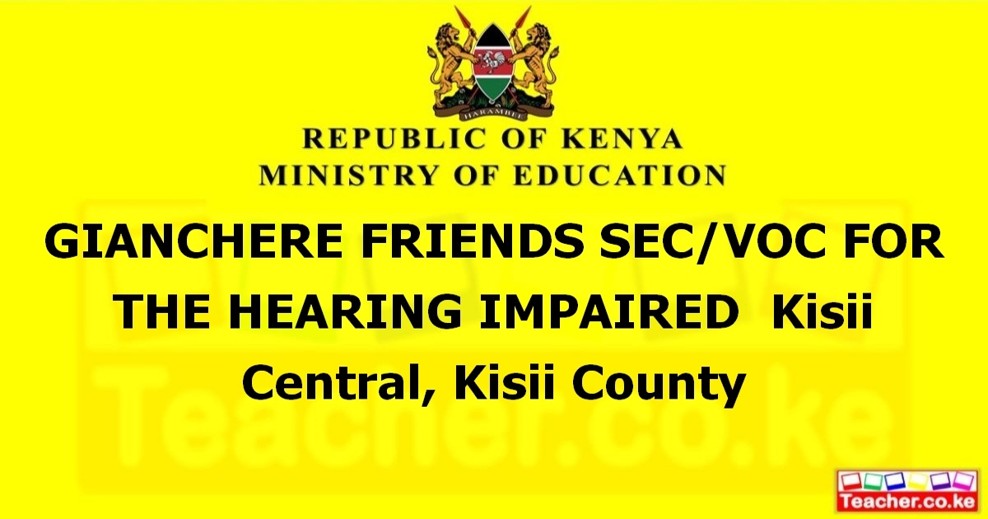 Gianchere Friends Sec/Voc For The Hearing Impaired campus photo