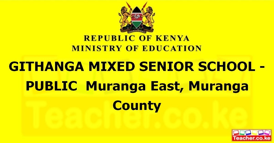 Githanga Mixed Senior School - Public campus photo