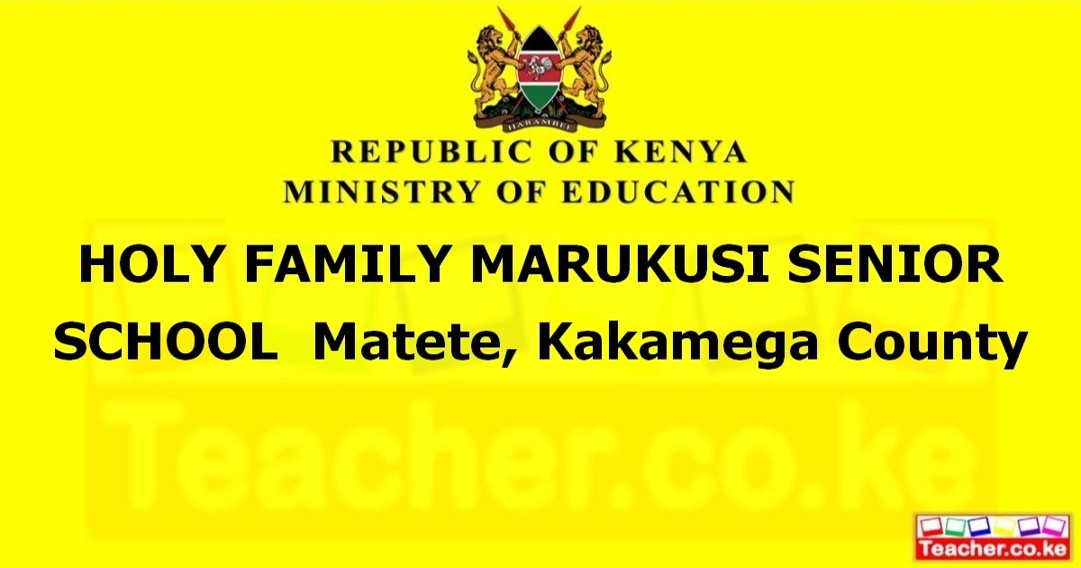 Holy Family Marukusi Senior School campus photo