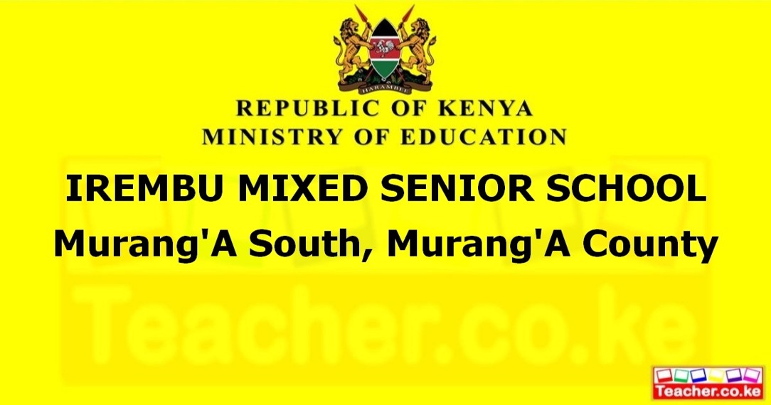 Irembu Mixed Senior School campus photo