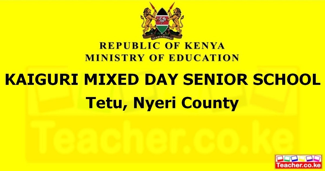 Kaiguri Mixed Day Senior School campus photo