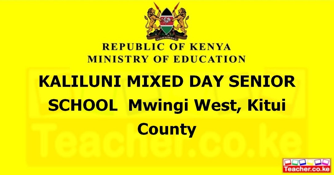 Kaliluni Mixed Day Senior School campus photo