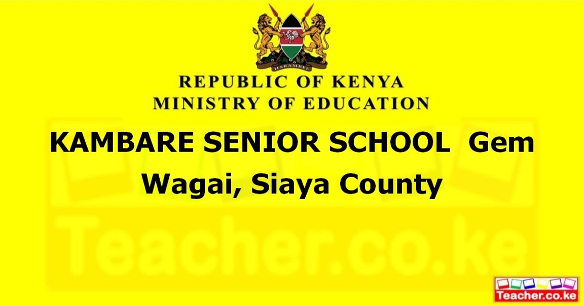 Kambare Senior School campus photo