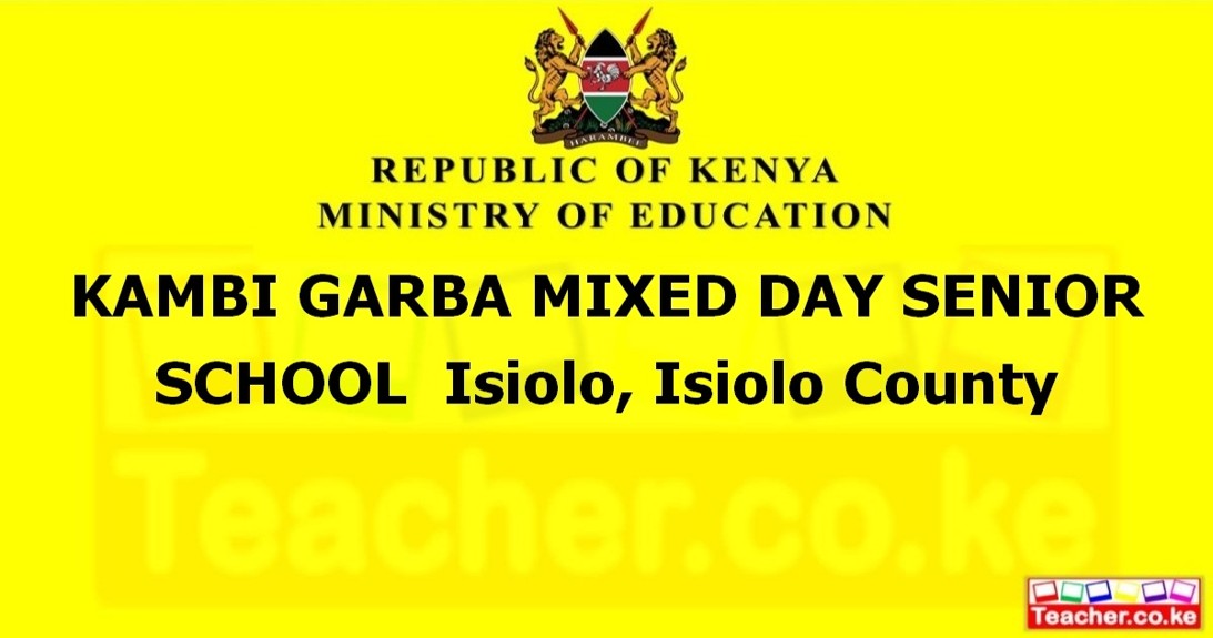 Kambi Garba Mixed Day Senior School campus photo