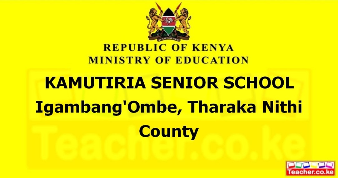 Kamutiria Senior School campus photo