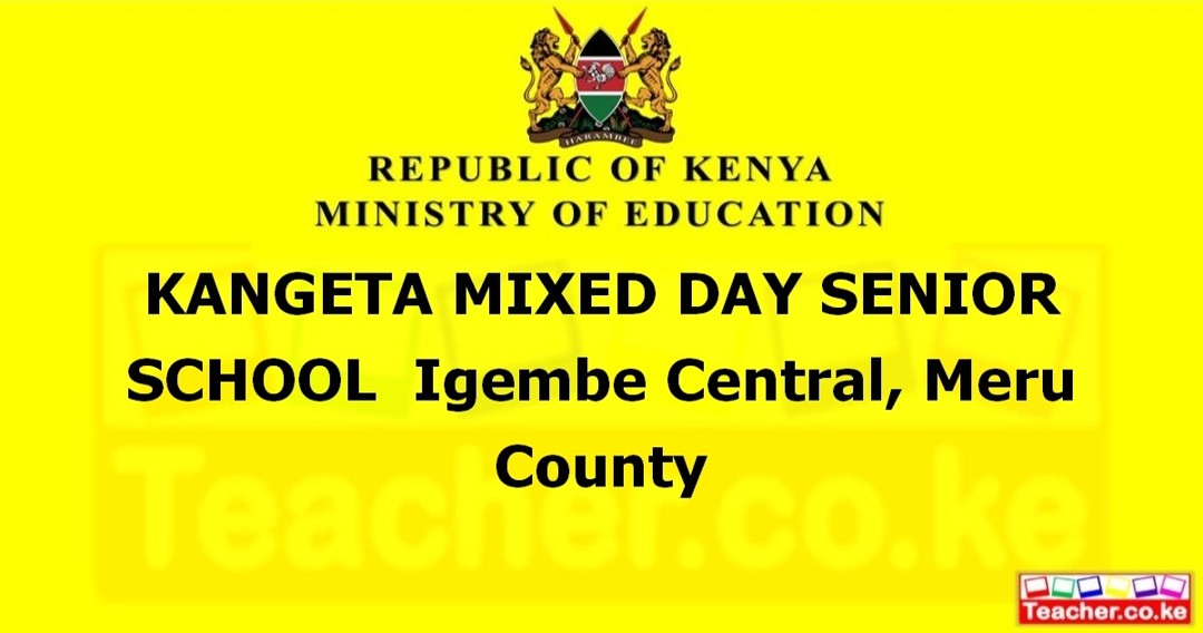Kangeta Mixed Day Senior School campus photo