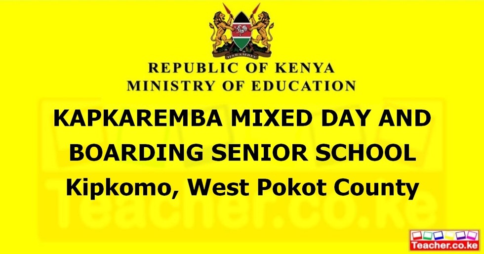 Kapkaremba Mixed Day And Boarding Senior School campus photo