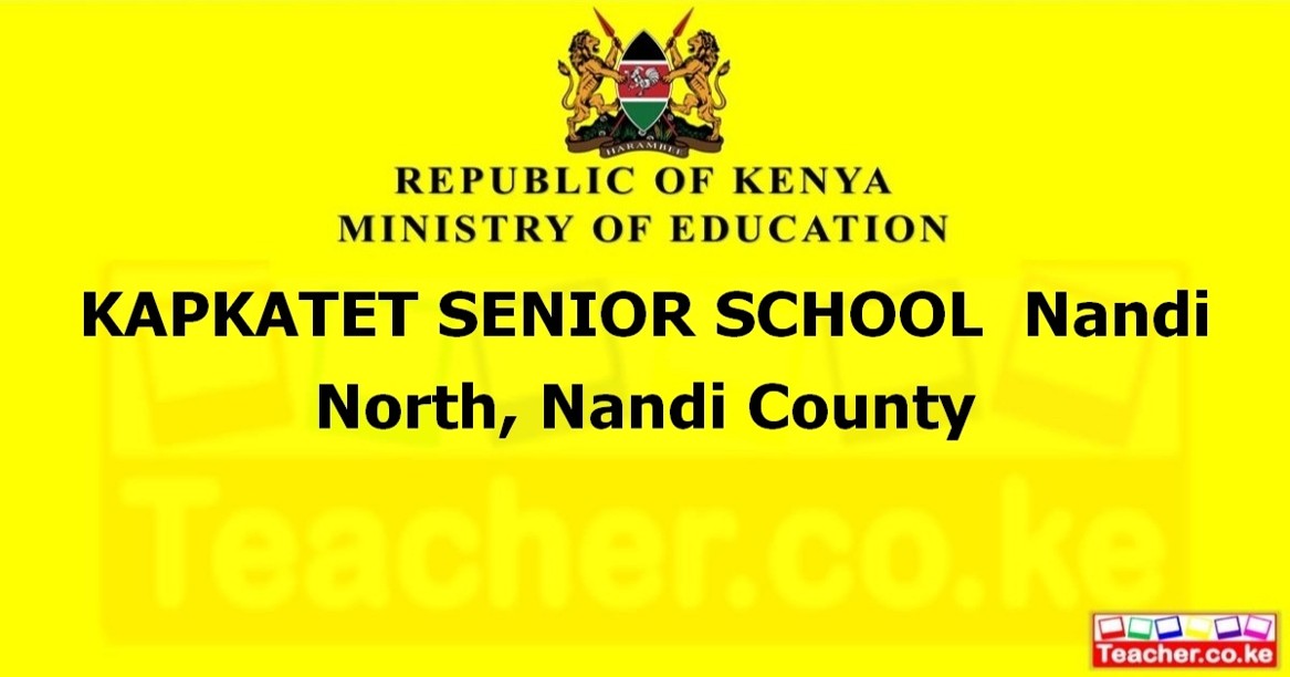 Kapkatet Senior School campus photo