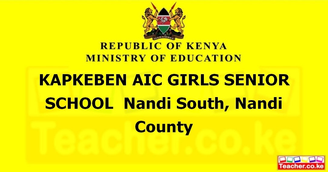Kapkeben Aic Girls Senior School campus photo